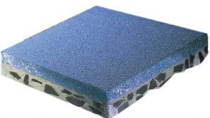 Mostra paviment Monile® color blau
